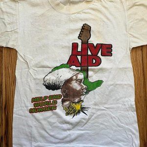 Vintage Live Aid tee shirt